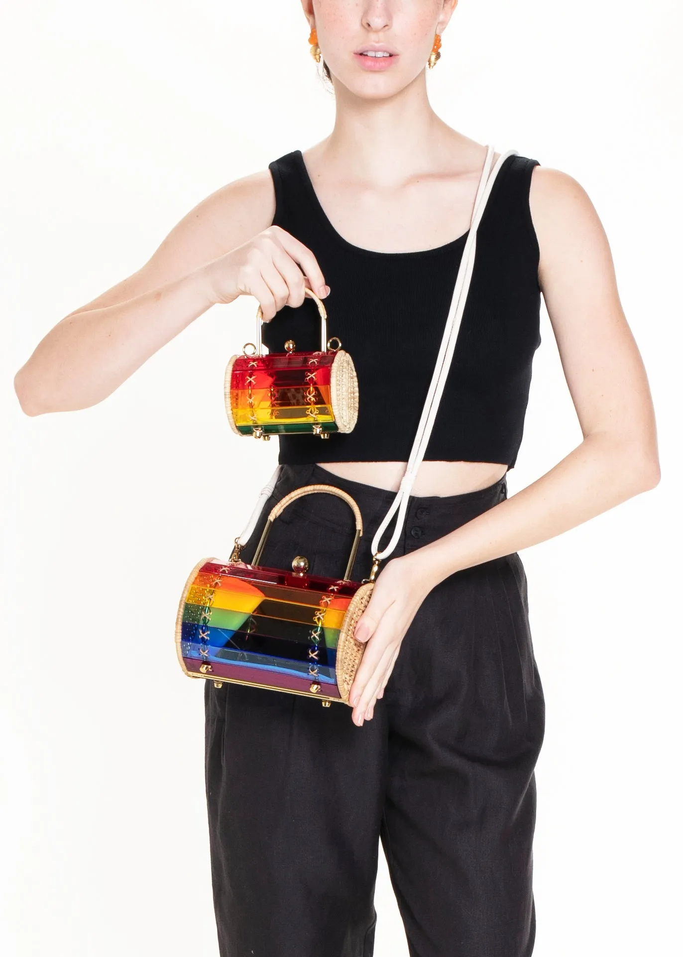 Alix Gold Bag Rainbow