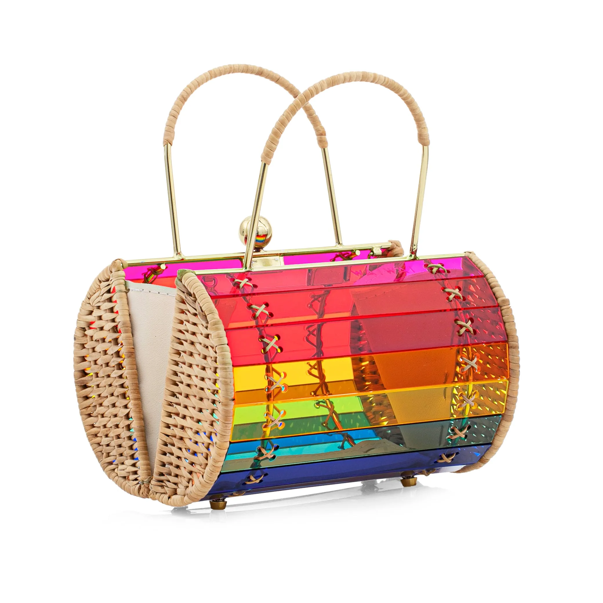 Alix Gold Bag Rainbow