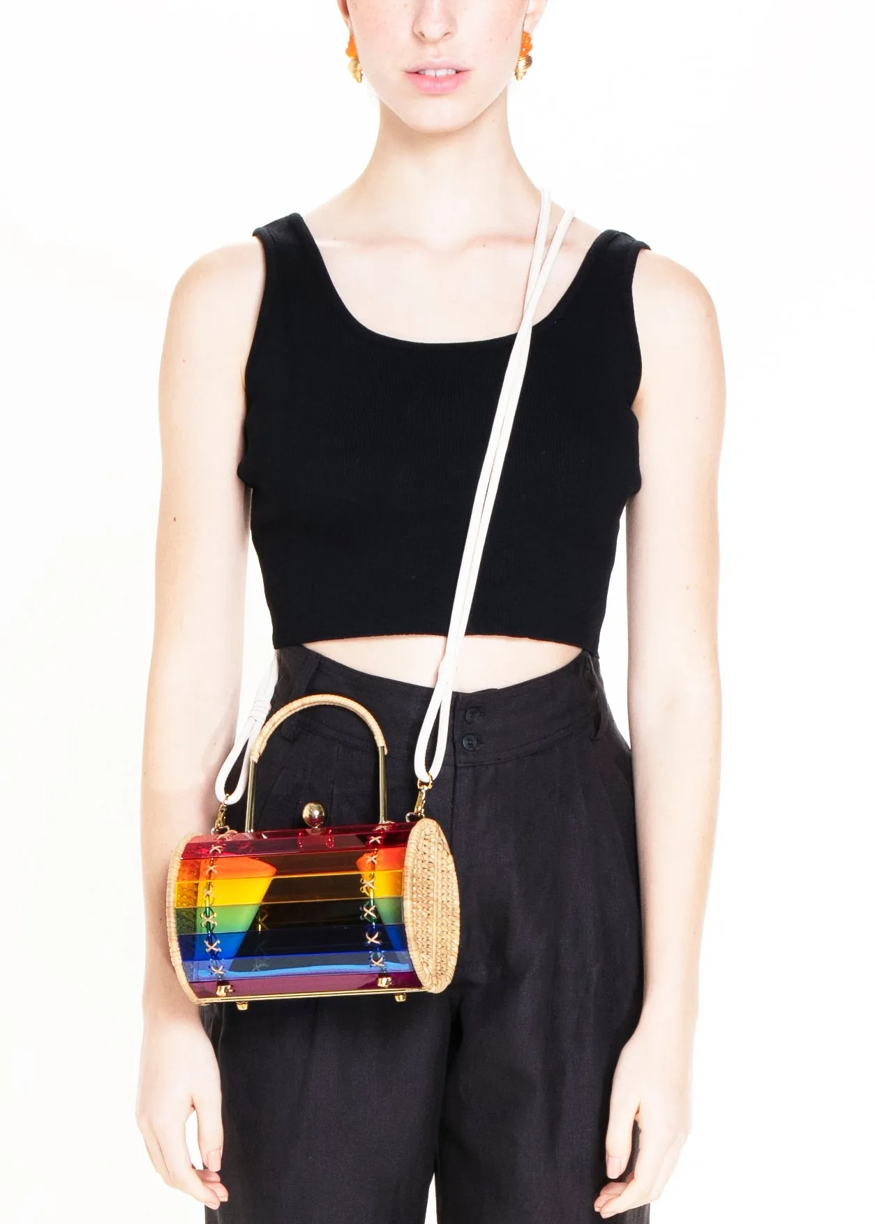 Alix Gold Bag Rainbow
