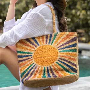 Anju Jewelry - Capri Jute Tote, Sunshine