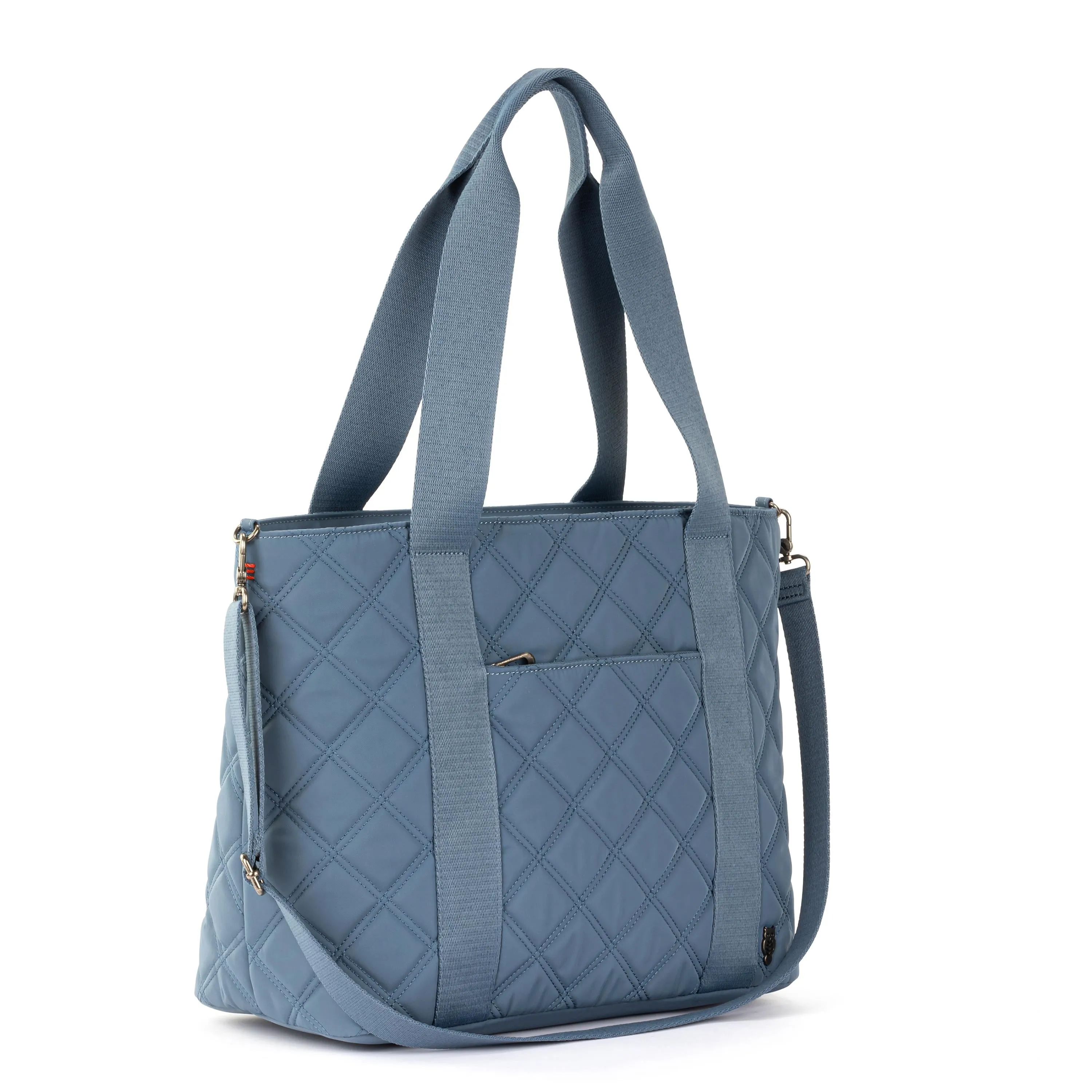 Arlo Weekender Tote - EcoTwill - Maritime Diamond Quilted