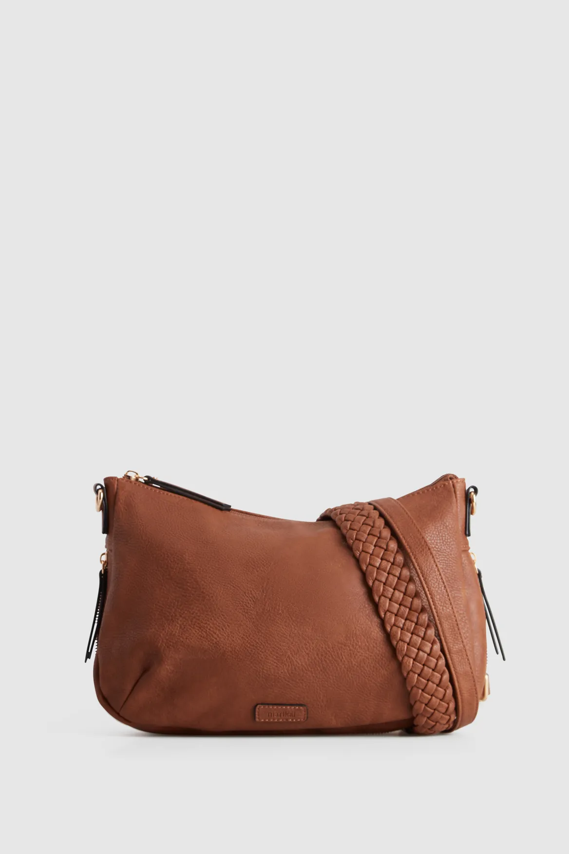 Braided Strap Crossbody Bag