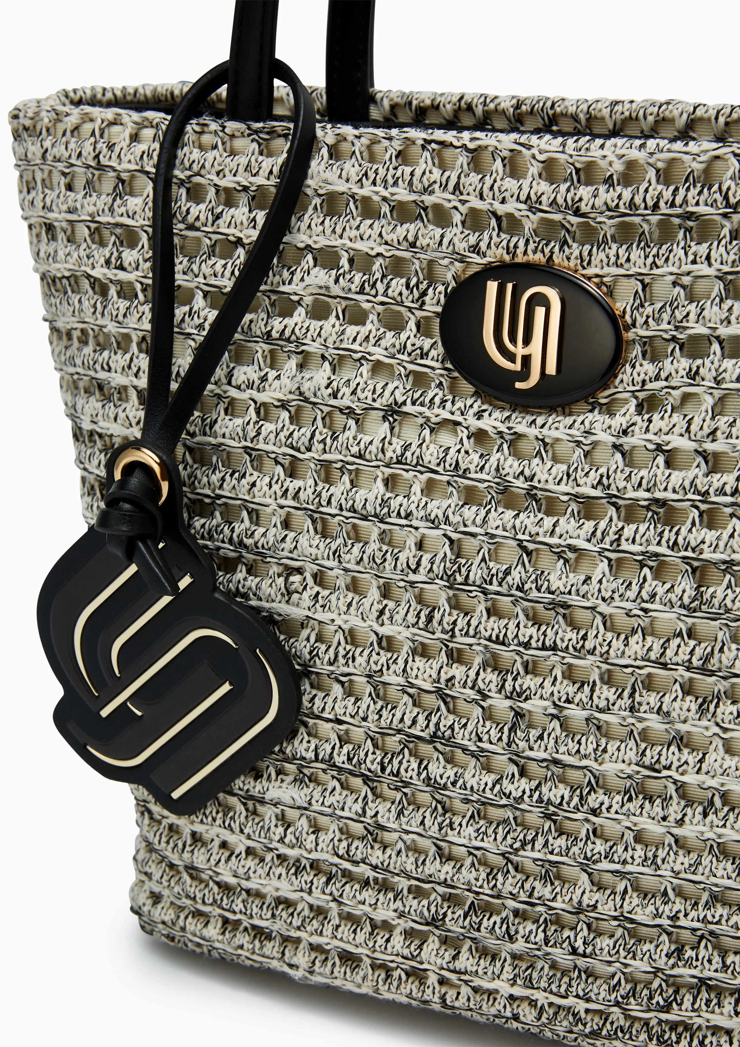 Bruna Inf Tote Craft M Black