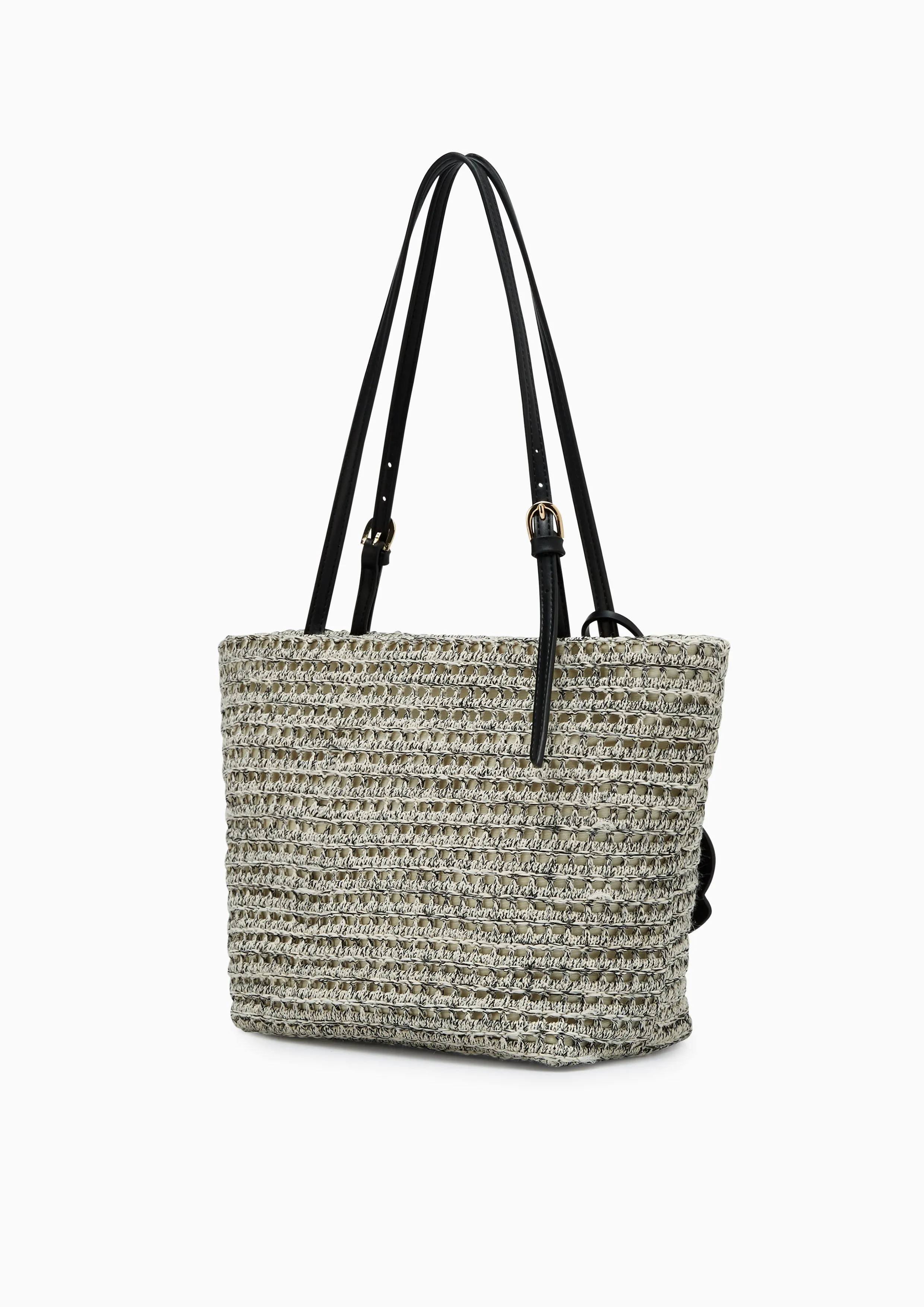 Bruna Inf Tote Craft M Black