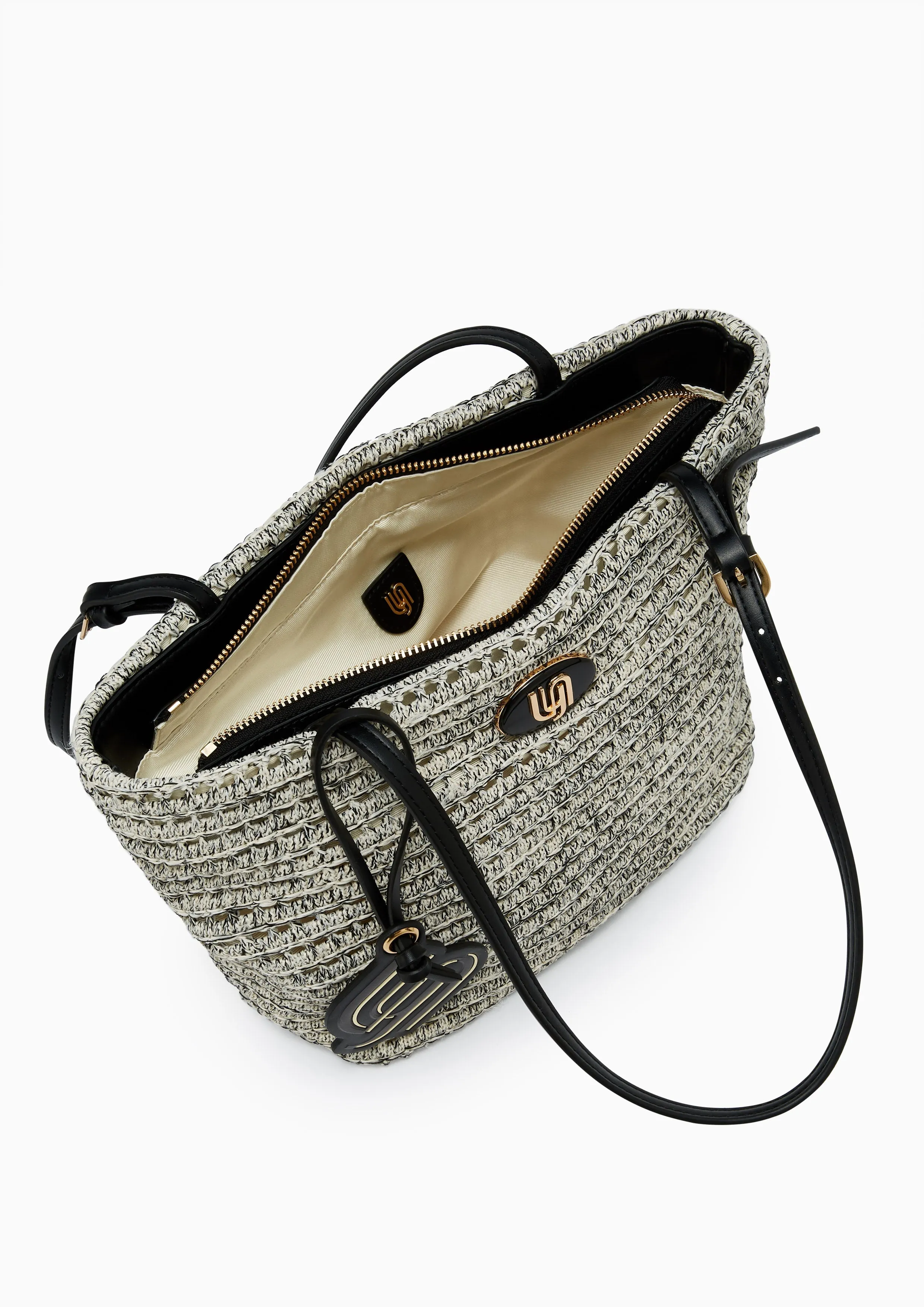 Bruna Inf Tote Craft M Black