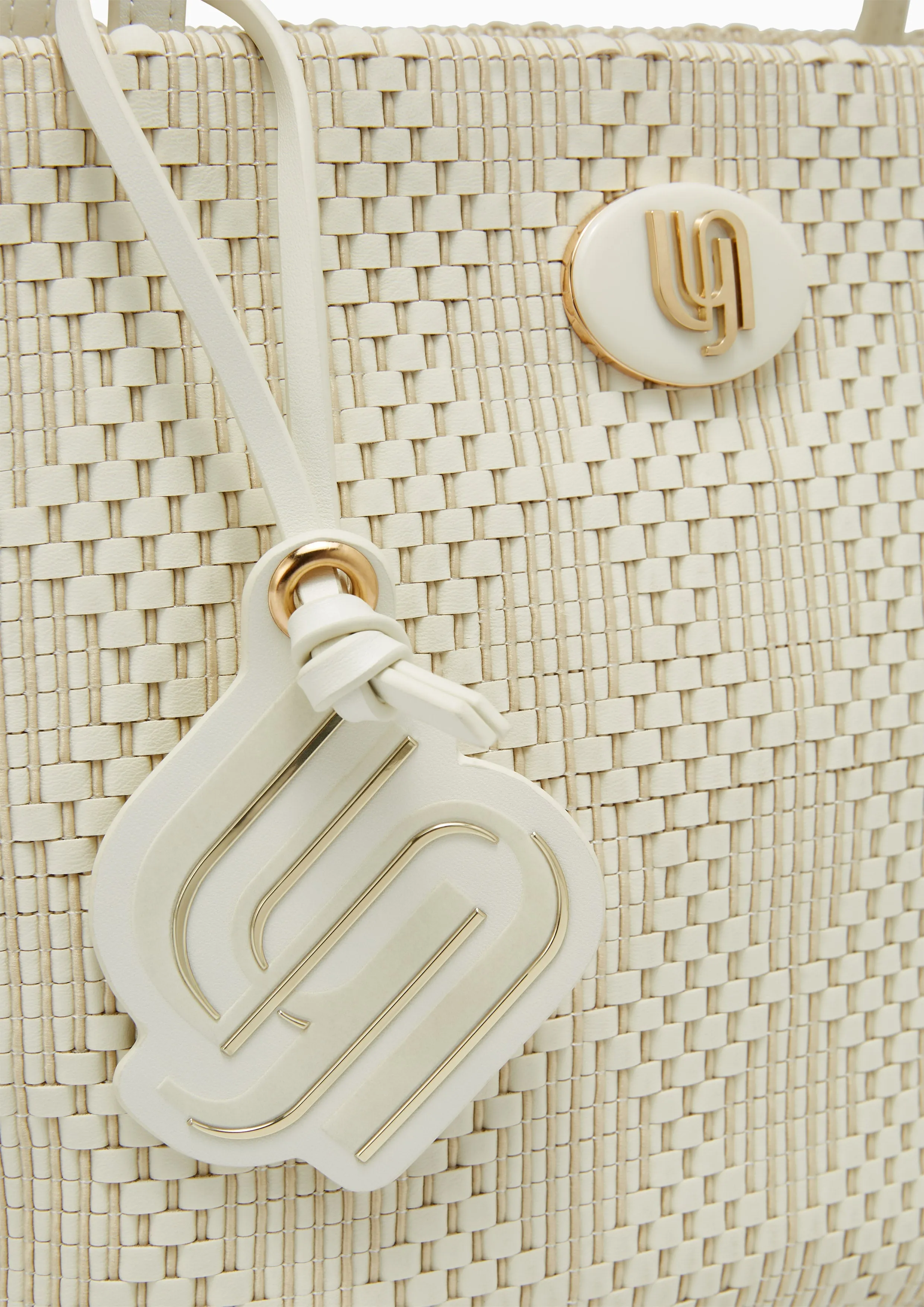 Bruna Inf Tote Craft M Ivory