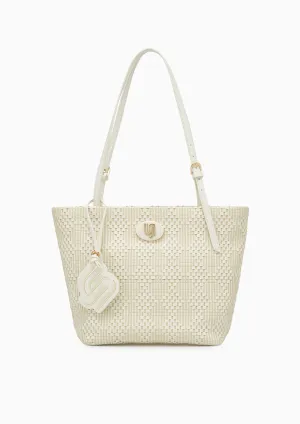Bruna Inf Tote Craft M Ivory