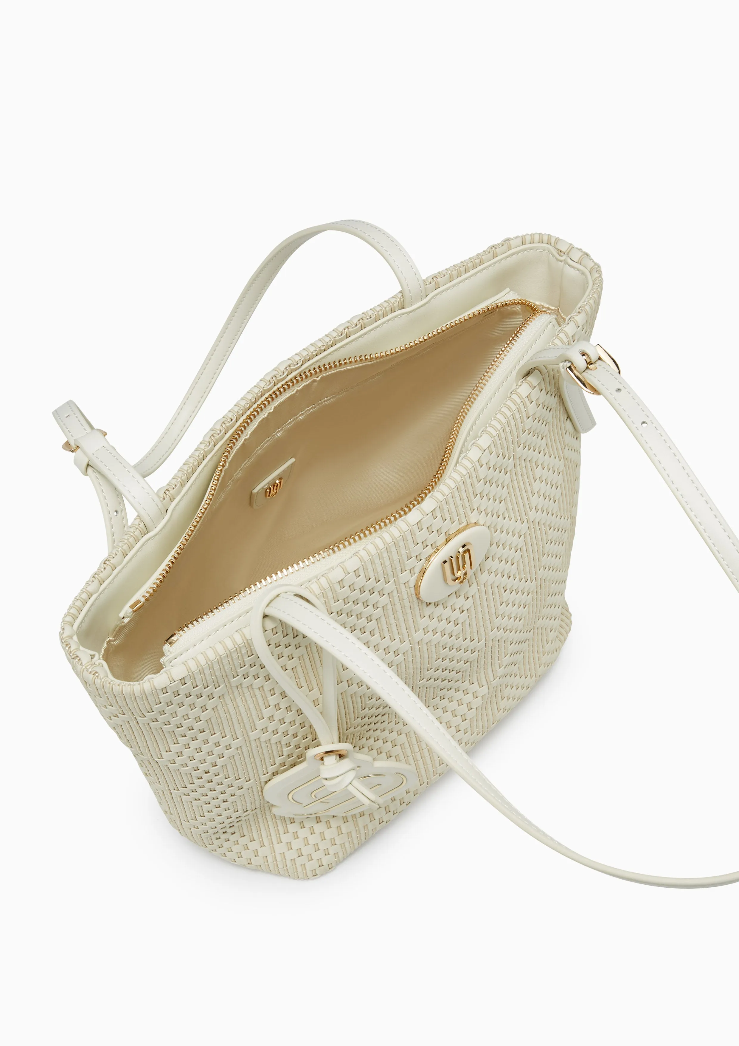 Bruna Inf Tote Craft M Ivory