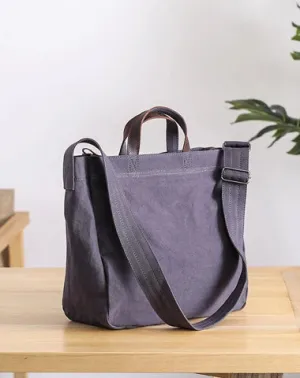 Canvas Mens Womens Large Side Bag Postman Bag Handbag Tote Bag Messenger Bag for Men