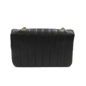 CHANEL CHANEL Mademoiselle Chain Shoulder Chain Sheldon Bag  Black Sheldon