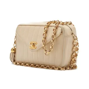 CHANEL CHANEL Mademoiselle Fringe Vision Chain Shoulder  Ivory  Shoulder Bag Mini Shoulder Bag  Shoulder Bag Hybrid   Ship] Himalan Bookstore Online