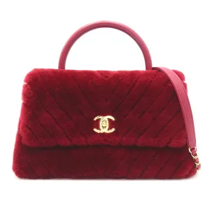 CHANEL Coco handle 2way Shoulder Bordeaux system leather AP044283