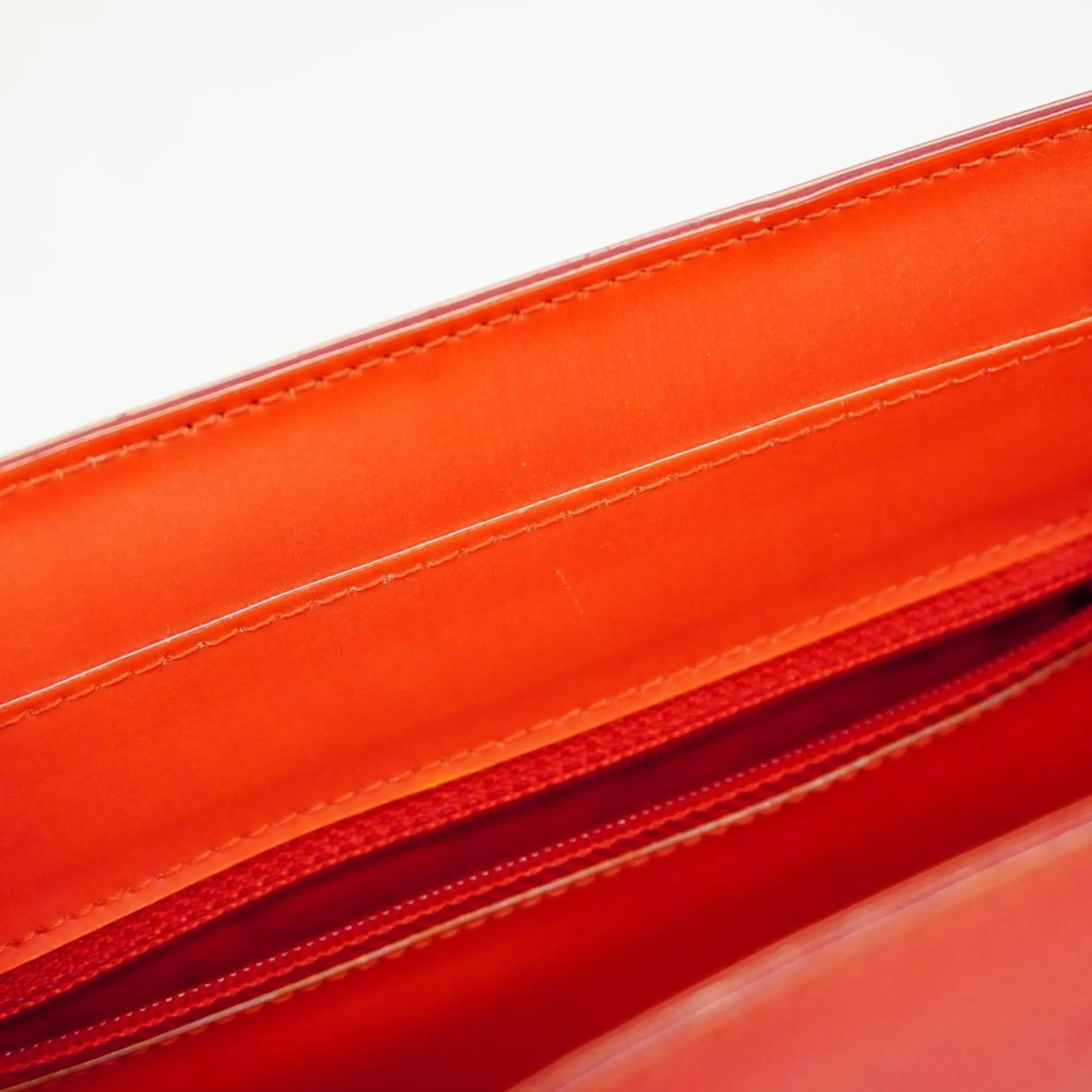 Chanel Shoulder Bag Chain Hologram Red Women's