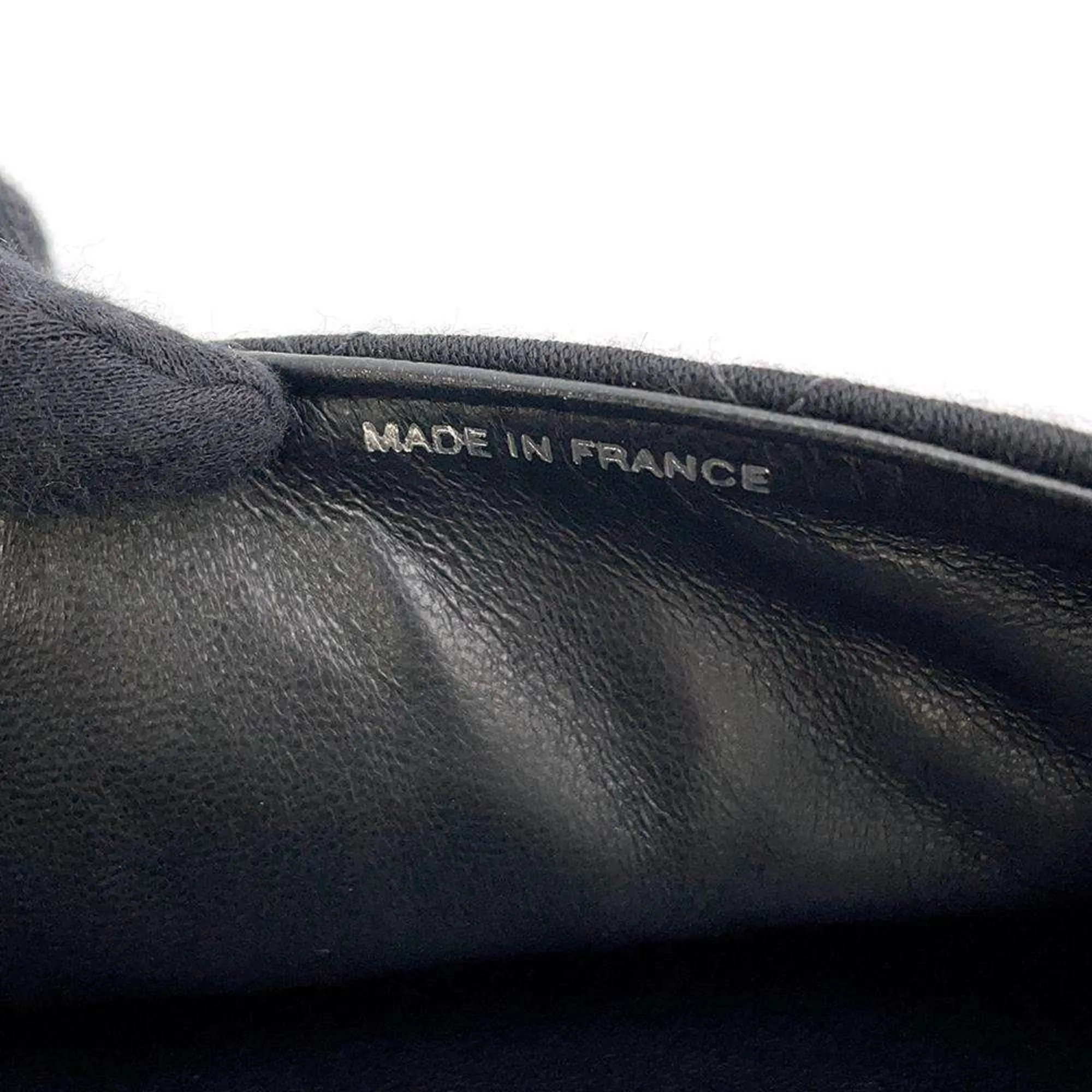 Chanel Shoulder Bag Double Face Matelasse Coco Mark Cotton CHANEL Black