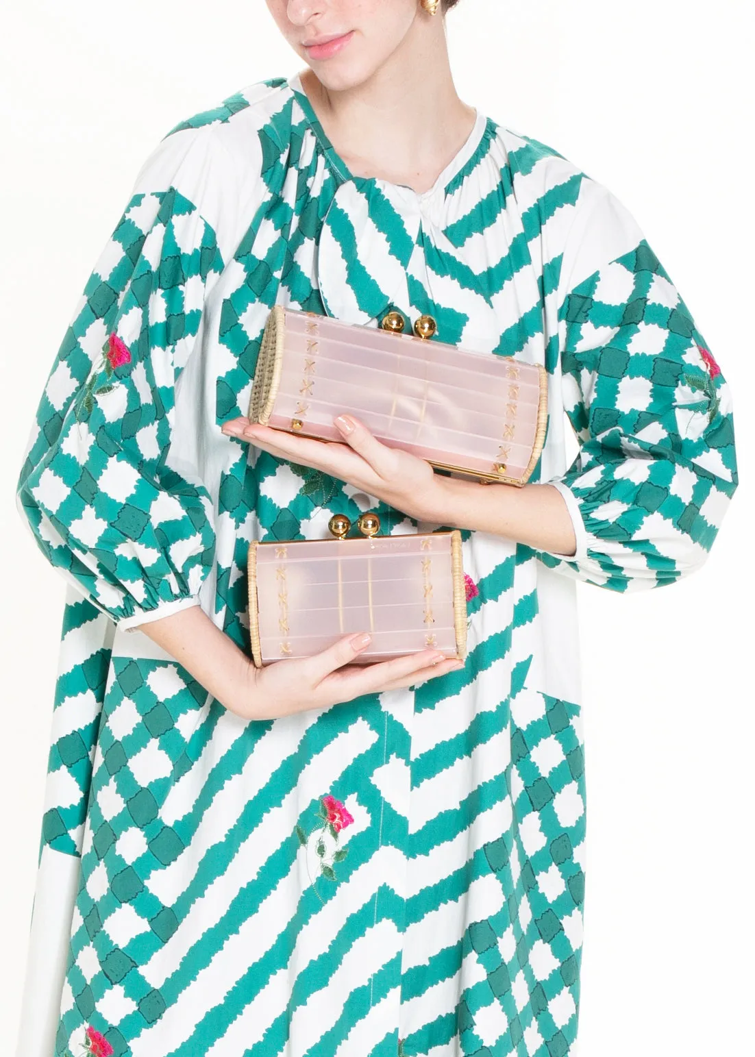 Clutch Baoba Gold  Pink
