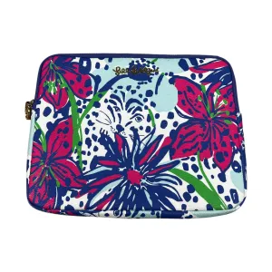 Clutch Designer By Lilly Pulitzer In Blue & Pink, Size:Medium