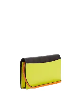 Coach Anna Foldover Clutch Crossbody In Colorblock Signature Canvas