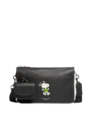 Coach Coach X Peanuts Heritage Convertible Crossbody With Snoopy Motif