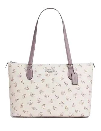 Coach Gallery Tote Bag With Floral Print