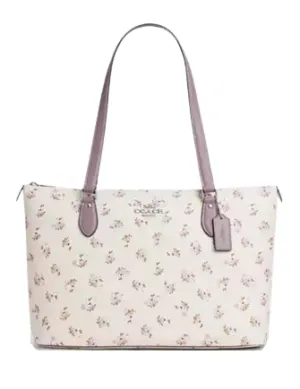 Coach Gallery Tote Bag With Floral Print
