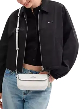 Coach Hailey Flap Bag In Signature Canvas