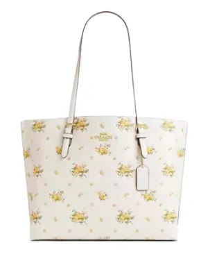 Coach Mollie Tote Bag With Floral Print