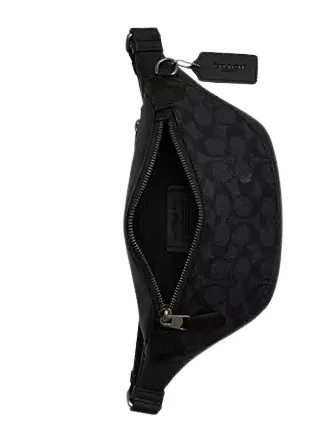 Coach Warren Mini Belt Bag In Signature Canvas