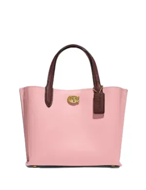Coach Willow Tote 24 In Colorblock