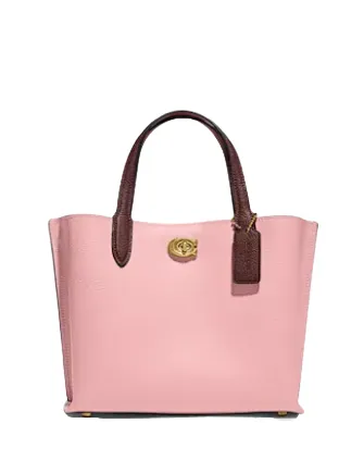 Coach Willow Tote 24 In Colorblock