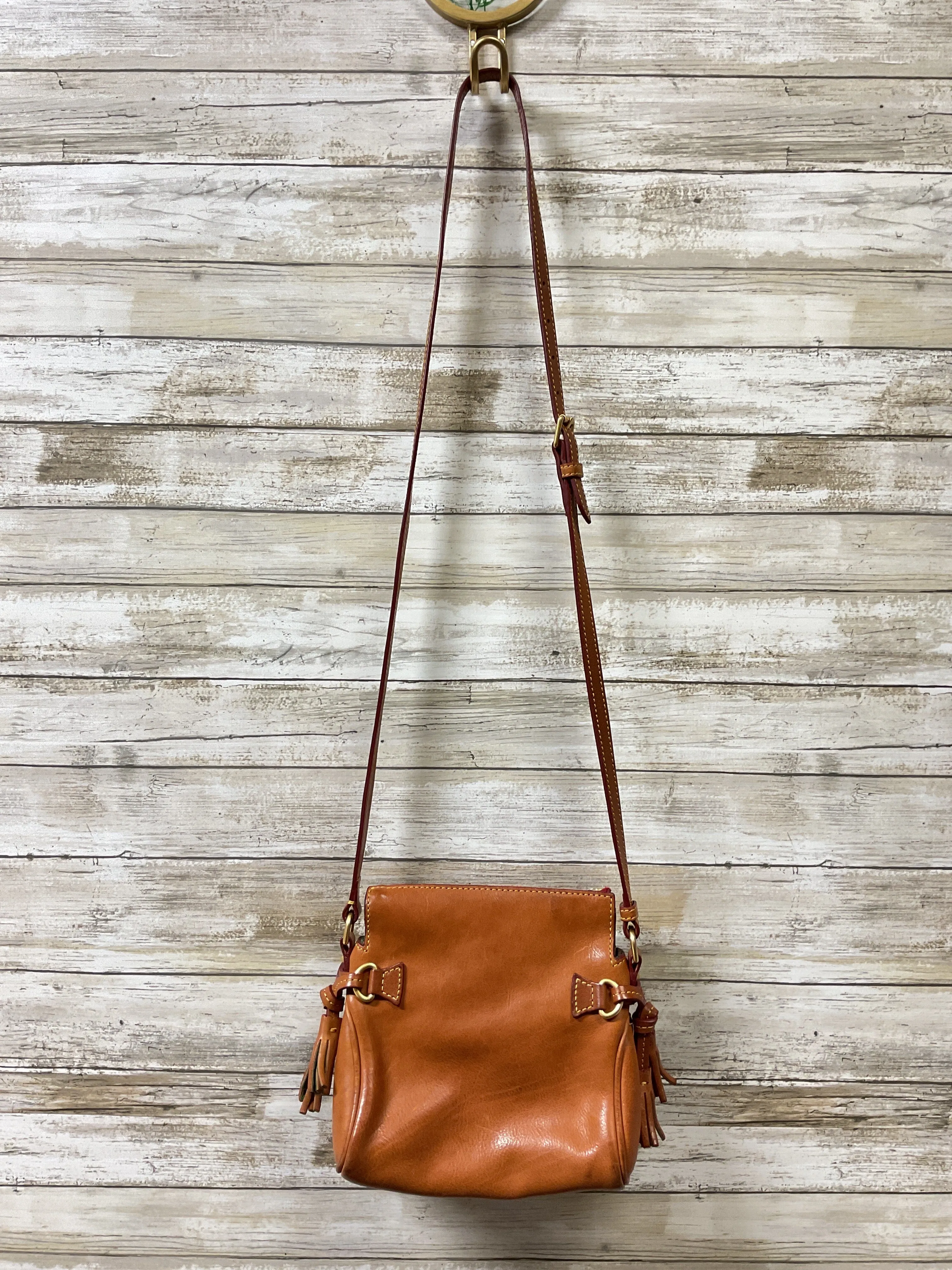 Crossbody Designer By Dooney And Bourke In Brown, Size:Small