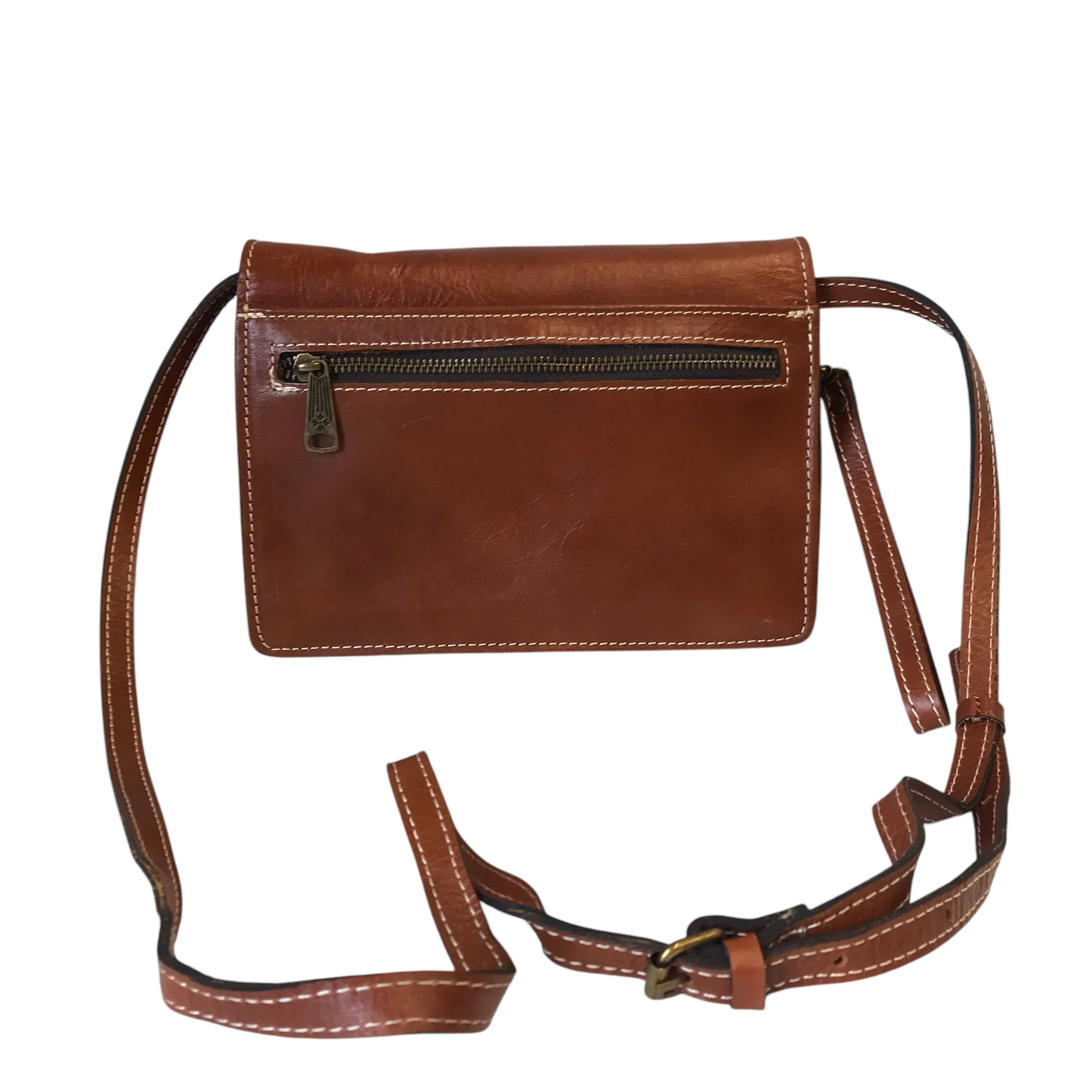 Crossbody Designer By Patricia Nash In Brown, Size:Medium
