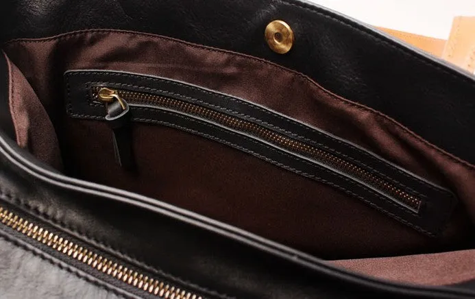 Fashion LEATHER Large Black WOMEN Tote Bags Tote Shoulder Purse FOR WOMEN