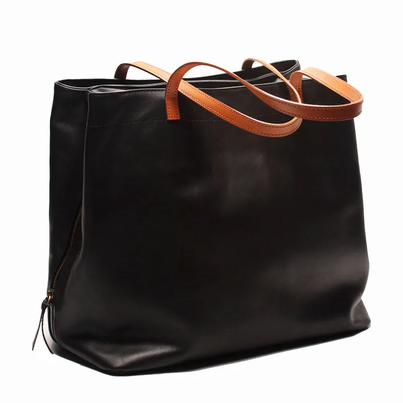 Fashion LEATHER Large Black WOMEN Tote Bags Tote Shoulder Purse FOR WOMEN