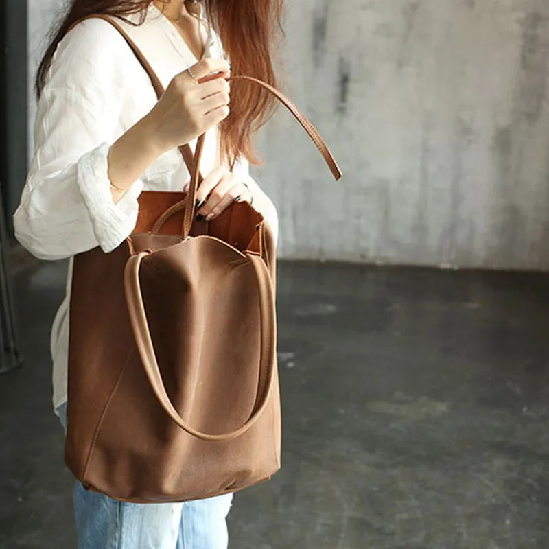 Fashion WOMENs LEATHER Tote Bag Vintage Tote Purse FOR WOMEN