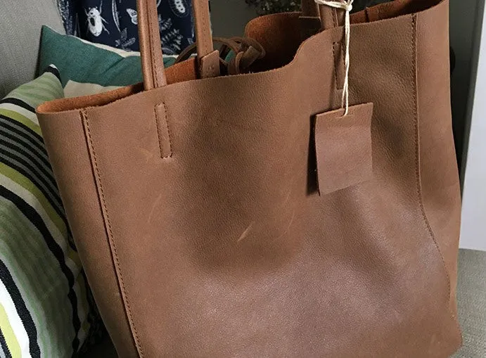 Fashion WOMENs LEATHER Tote Bag Vintage Tote Purse FOR WOMEN