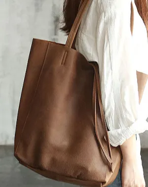 Fashion WOMENs LEATHER Tote Bag Vintage Tote Purse FOR WOMEN