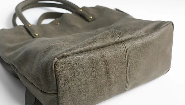 Fashion WOMENs LEATHER Work Tote Bag Vintage Tote Shoulder Purse FOR WOMEN