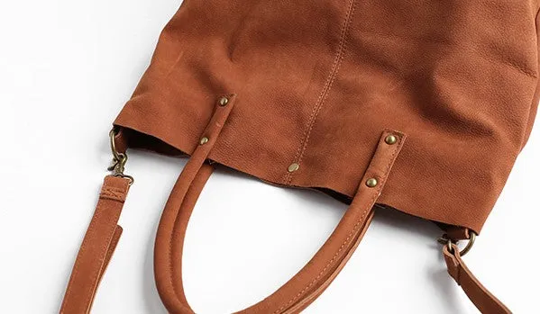 Fashion WOMENs LEATHER Work Tote Bag Vintage Tote Shoulder Purse FOR WOMEN