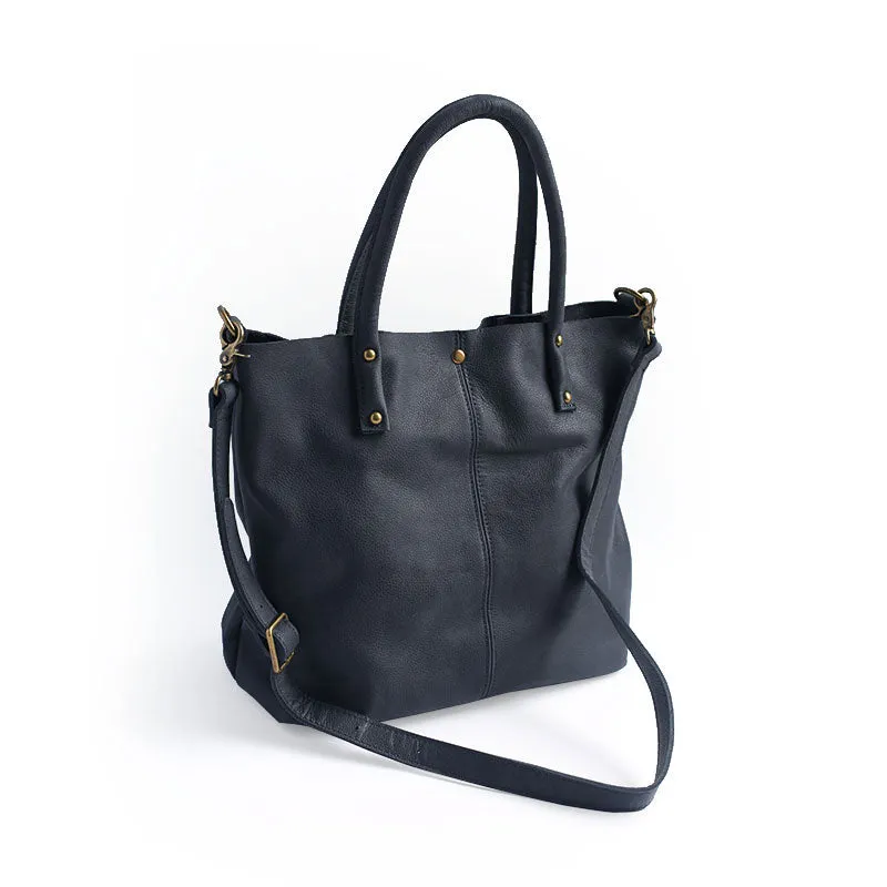 Fashion WOMENs LEATHER Work Tote Bag Vintage Tote Shoulder Purse FOR WOMEN