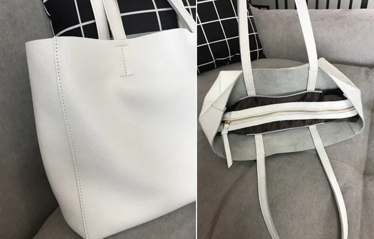 Fashion Womens Pink Leather Tote Bags Pink Shoulder Tote Bags Handbags Totes For Women