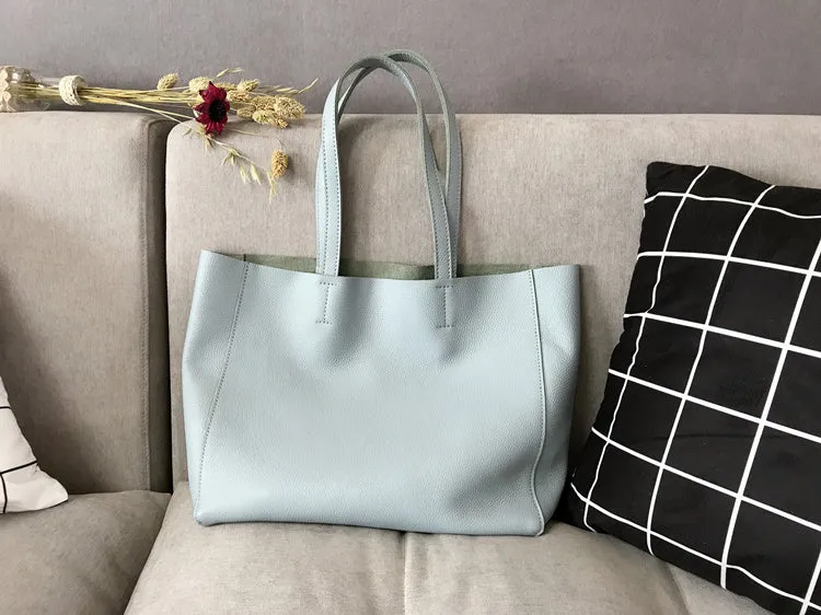 Fashion Womens Pink Leather Tote Bags Pink Shoulder Tote Bags Handbags Totes For Women