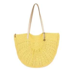 Faye Tote - Hand Crochet - Chartreuse Sunbeam