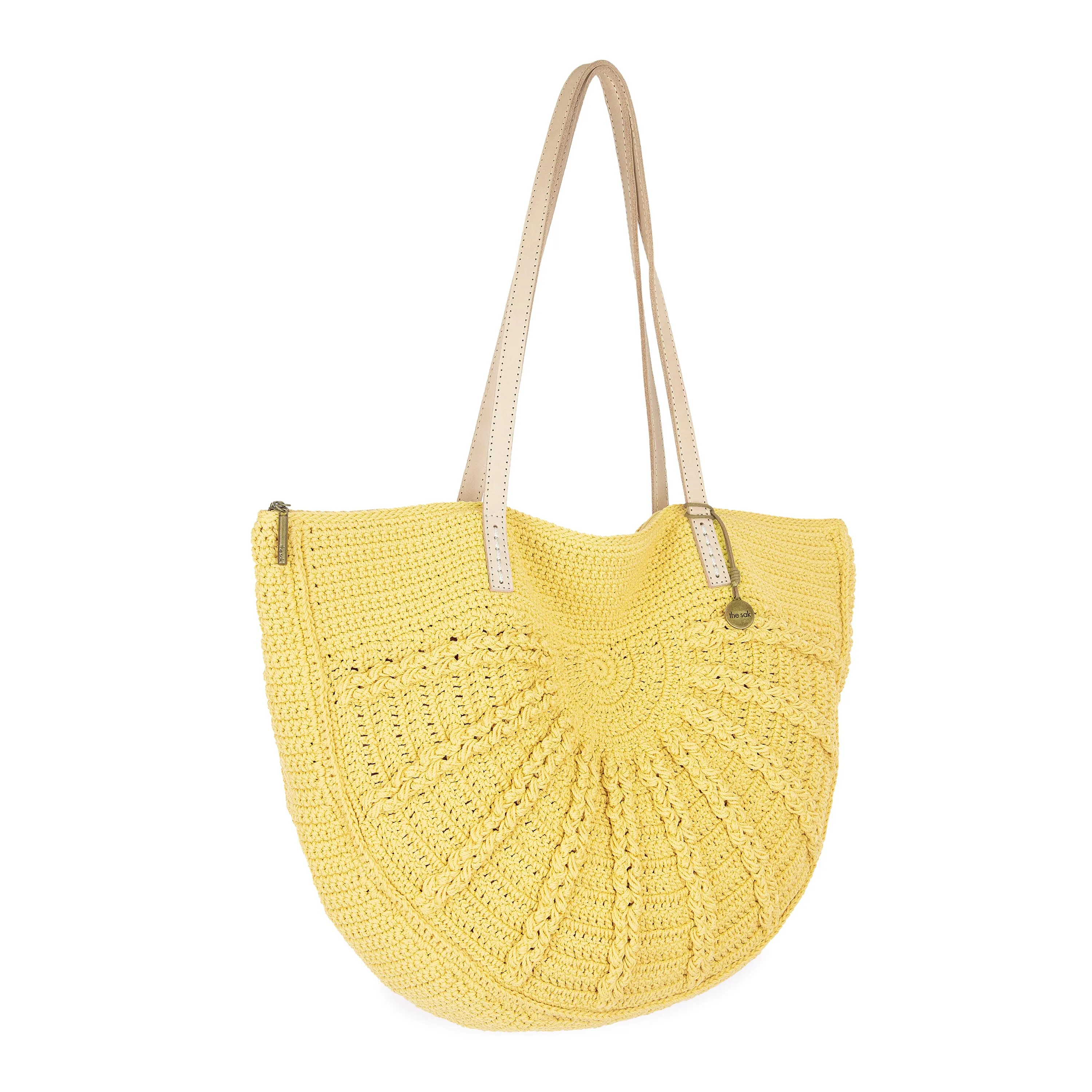 Faye Tote - Hand Crochet - Chartreuse Sunbeam