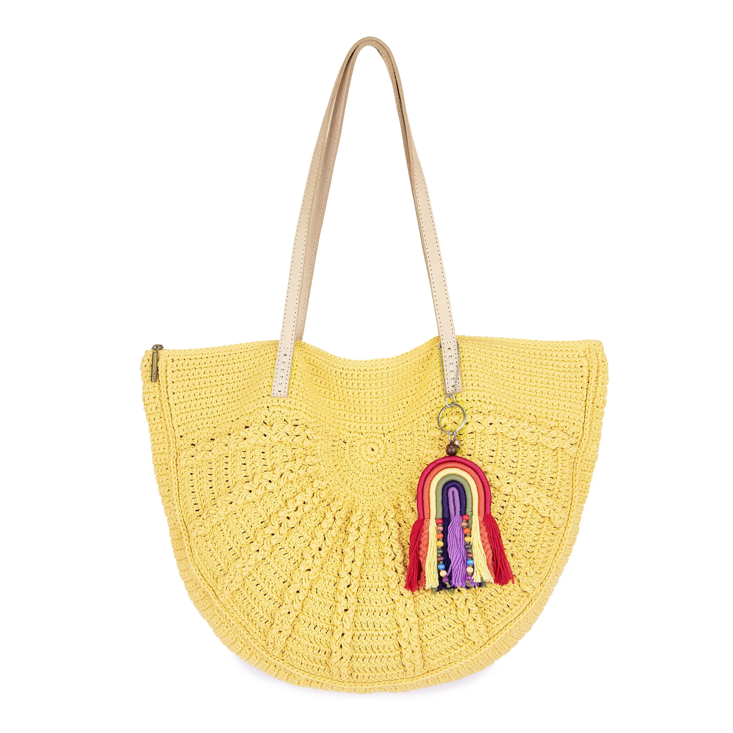 Faye Tote - Hand Crochet - Chartreuse Sunbeam