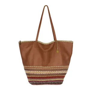 Faye Tote - Leather - Tobacco Seminyak
