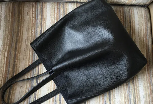 Genuine Leather Bag Handmade Tote Bag Shoulder Bag Handbag For Women