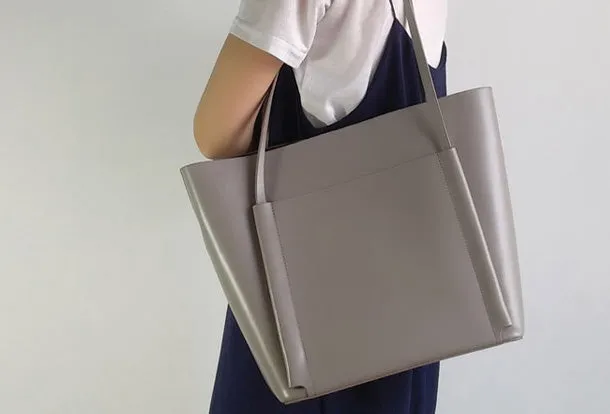 Genuine Leather Handbag purse Large Shoulder bag Tote Bag Shopper Bag for Women