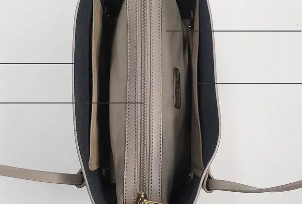 Genuine Leather Handbag purse Large Shoulder bag Tote Bag Shopper Bag for Women