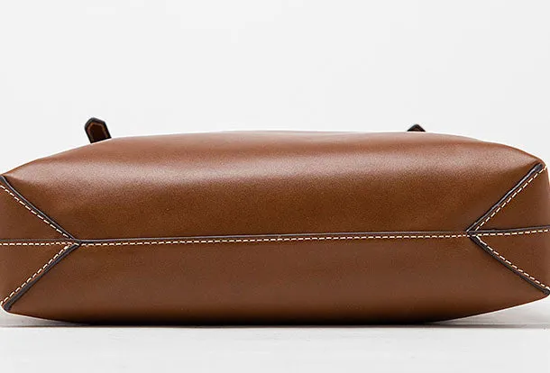 Genuine Leather handbag shoulder bag large tote for women leather shopper bag