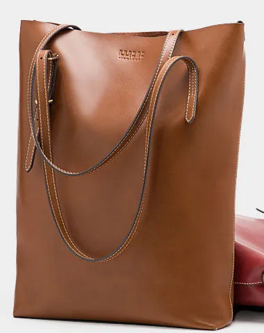 Genuine Leather handbag shoulder bag large tote for women leather shopper bag